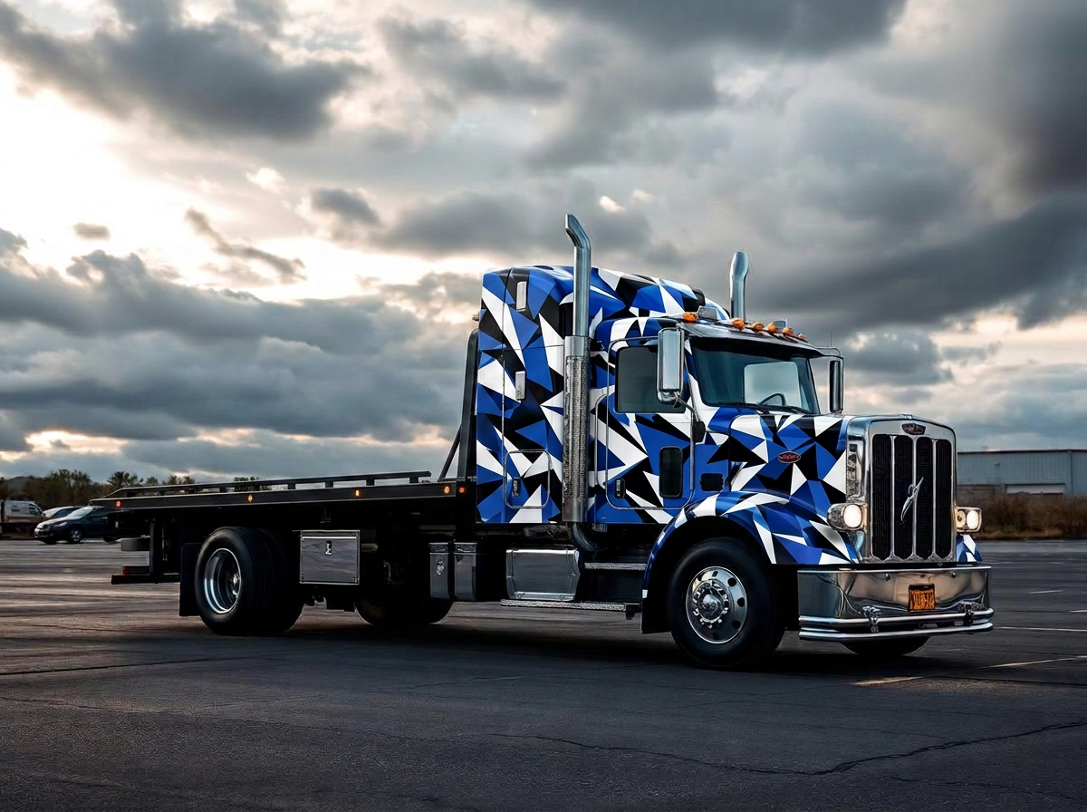 Non Stop Towing flatbed rollback